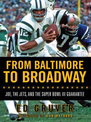 cover image of From Baltimore to Broadway